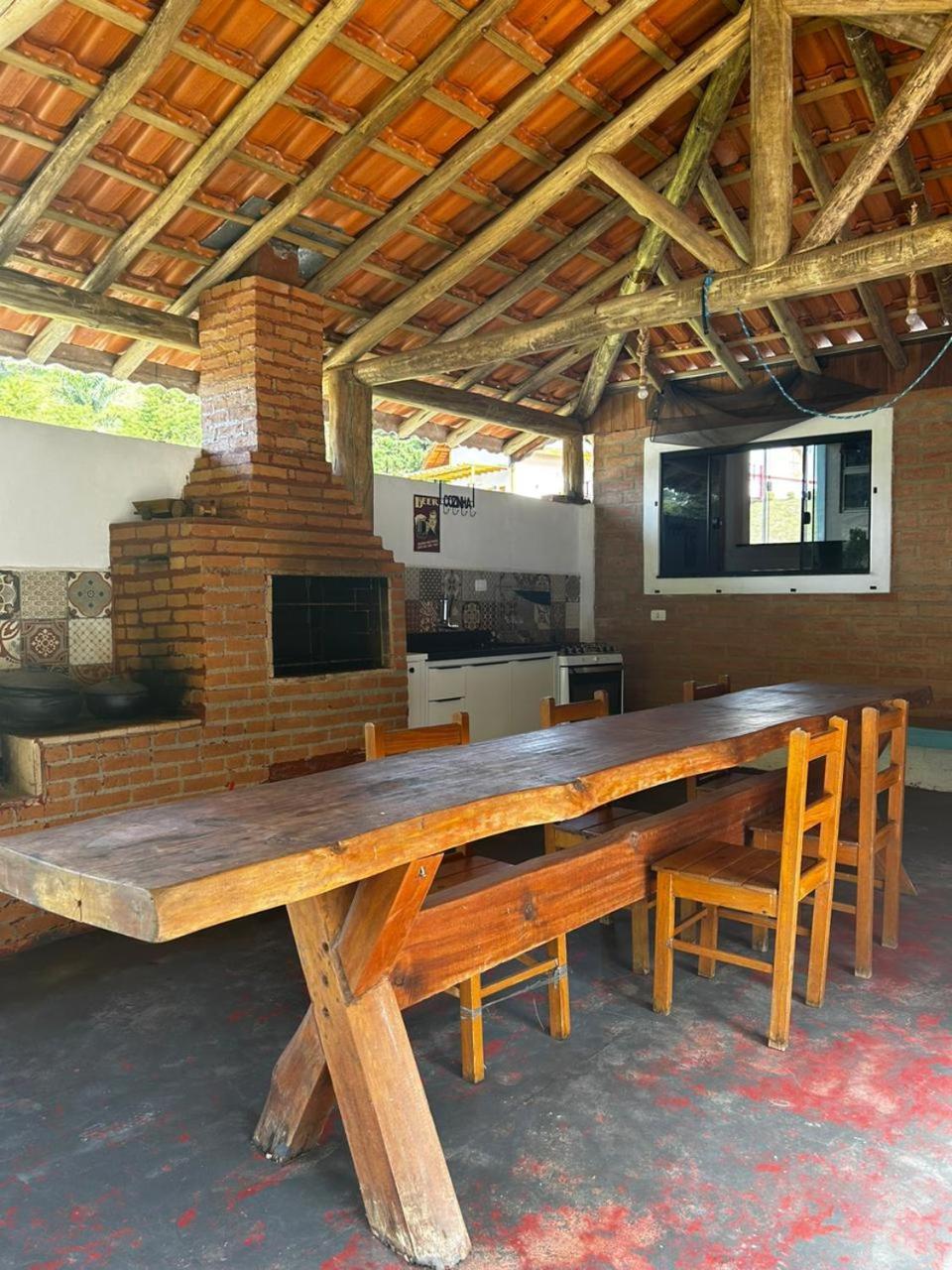 Cantinho Na Roca Com Piscina Santo Antonio do Pinhal Ngoại thất bức ảnh